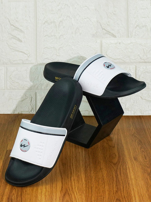 SL-431 White Men's Slides